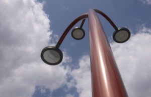 Korenmarkt Bergen op Zoom centrale lichtmast