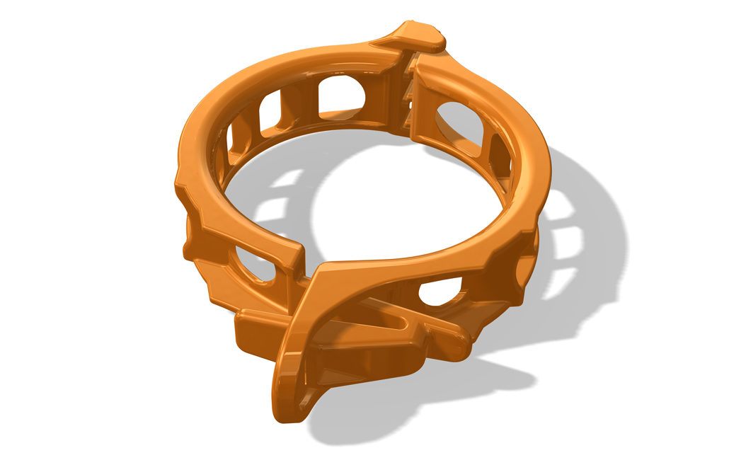 Bato clip dicht - 3D CAD visualisatie